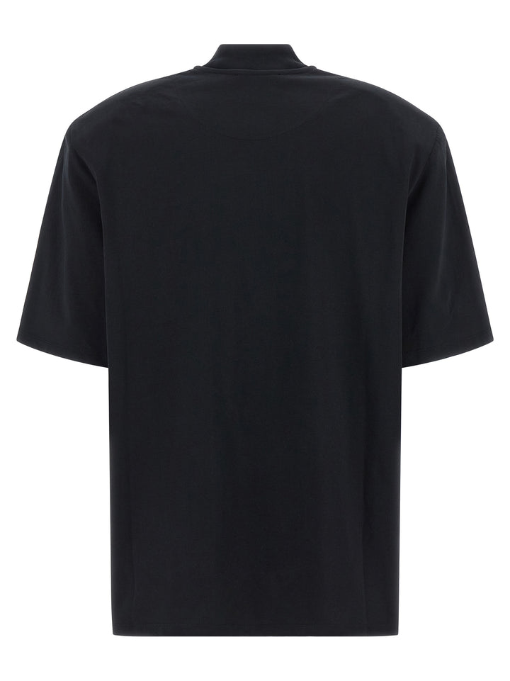 The Attico Maxi Shoulder Strap T-shirt - Black | 894b2003e997fd6c9496c8d03e813a24b01a8d43