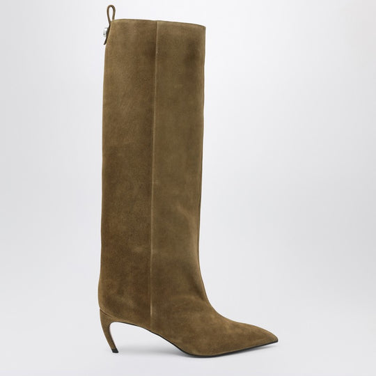 Lea Military Green High Boot