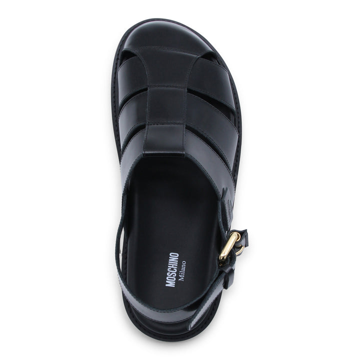Moschino Sandals - Blacks and greys | 88ffc8393ea781e3ca3fc4fc126714866038cfa1