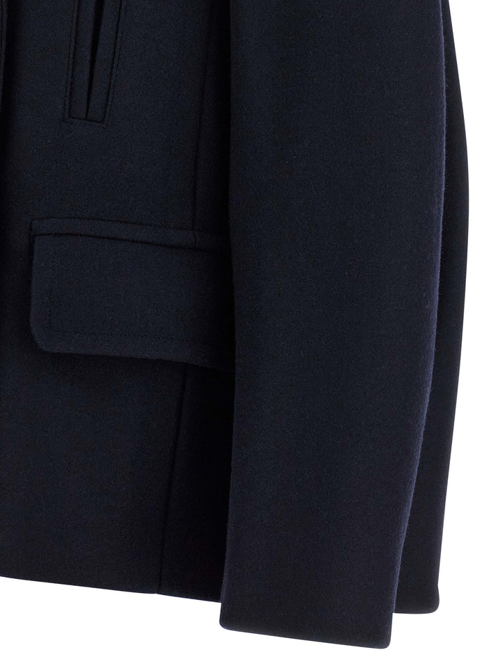 Dries Van Noten  Vafel Coats and Trench Coats - Blue | 4d72cc23f69a34760d573ce6b44cc23cda87b437