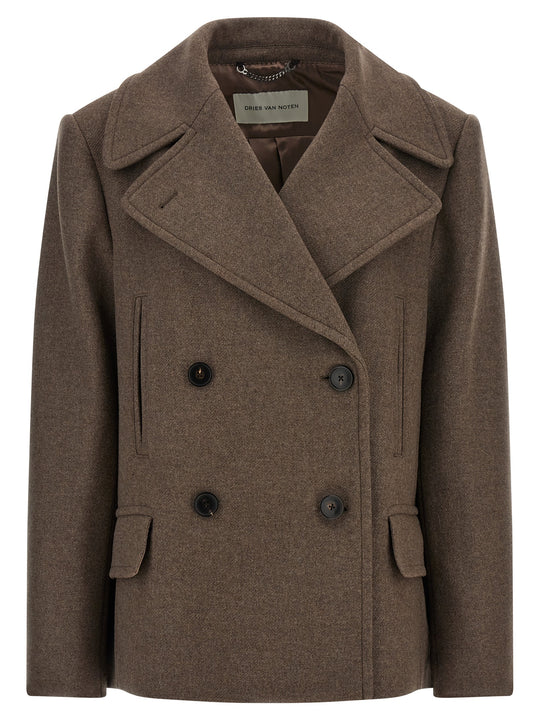 Vafel Coats And Trench Coats Brown