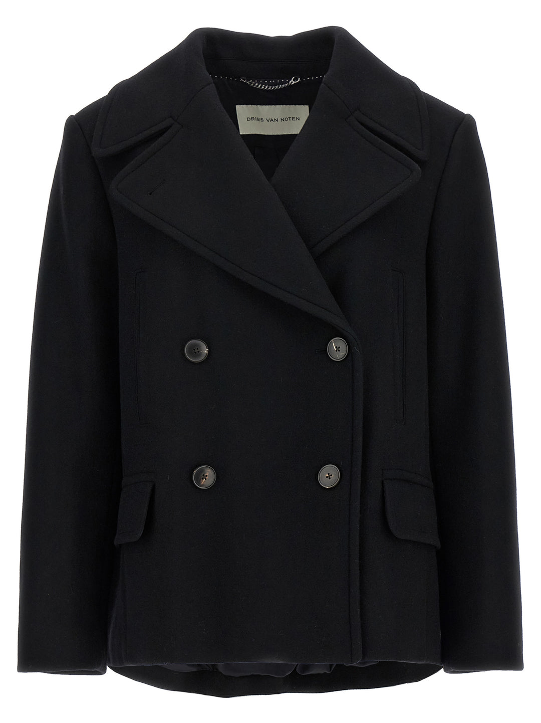 Dries Van Noten  Vafel Coats and Trench Coats - Black | bfd2f3ea905008155b95b2029c234bc0f8e05e12