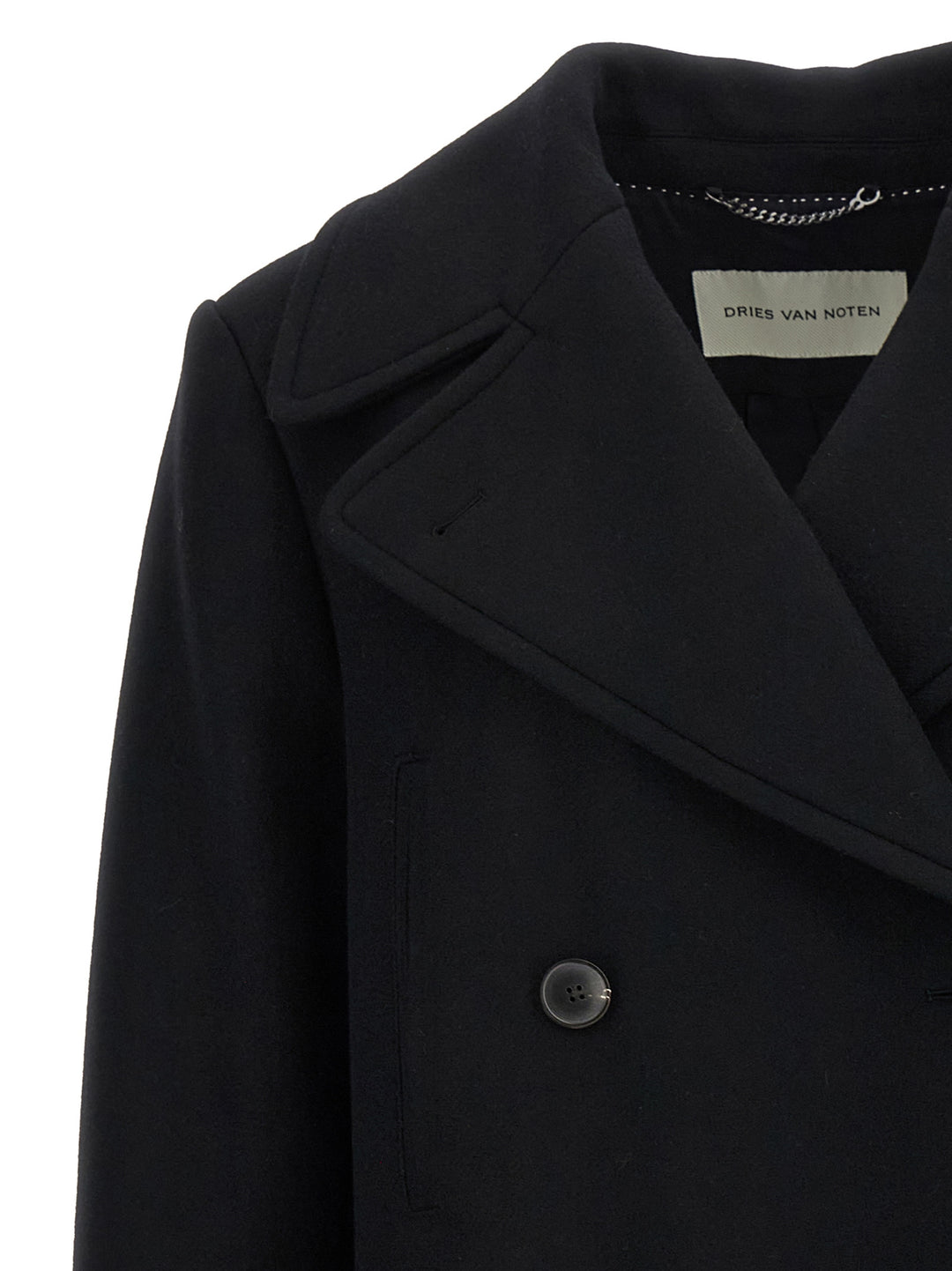 Dries Van Noten  Vafel Coats and Trench Coats - Black | 41f371bb92e10a7a513048a10f6ee8e1bd8339af