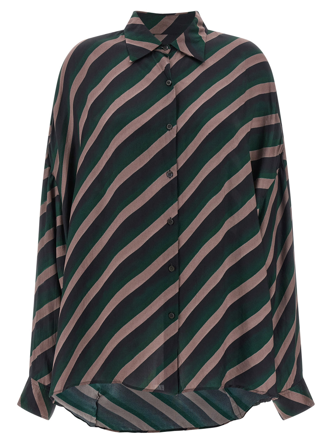Dries Van Noten  Casia Shirt and Blouse - Green | e75893376c82ae0958a78aac5cdbab55234b3f88
