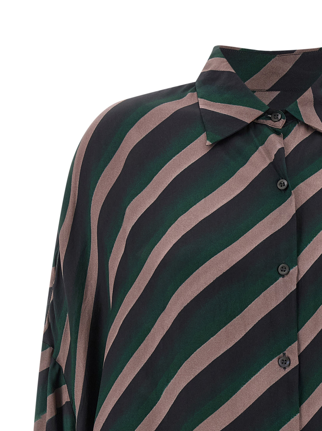 Dries Van Noten  Casia Shirt and Blouse - Green | 0040dd174cce08f95039eb961c62bb2968b39965