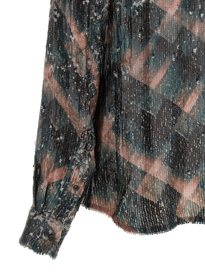 Dries Van Noten  Chowy Emb Shirt and Blouse - Green | 87e0b5683d30b69bbcd27d398a75d2fe3488e48f