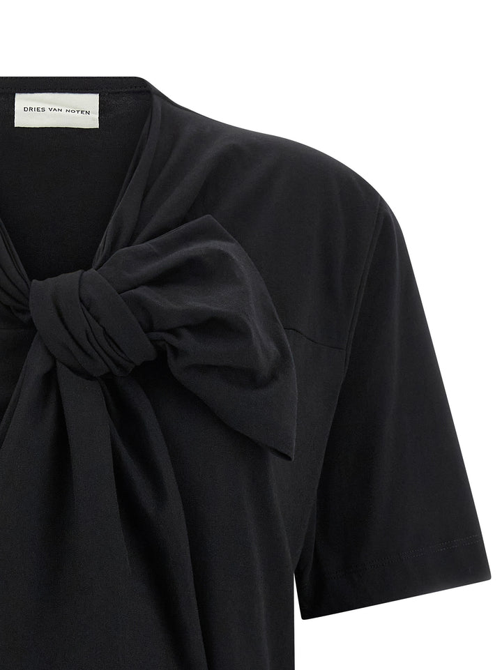 Dries Van Noten  Hebitta T-shirt - Black | 550cc28c3ce57f010dd88bdb3fac92c15607c5df