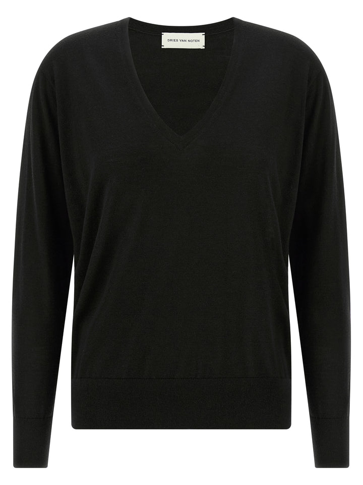 Dries Van Noten  Tuomas Sweaters and Cardigans - Black | d974e85b564831023d7e169992c4f841d74a6231