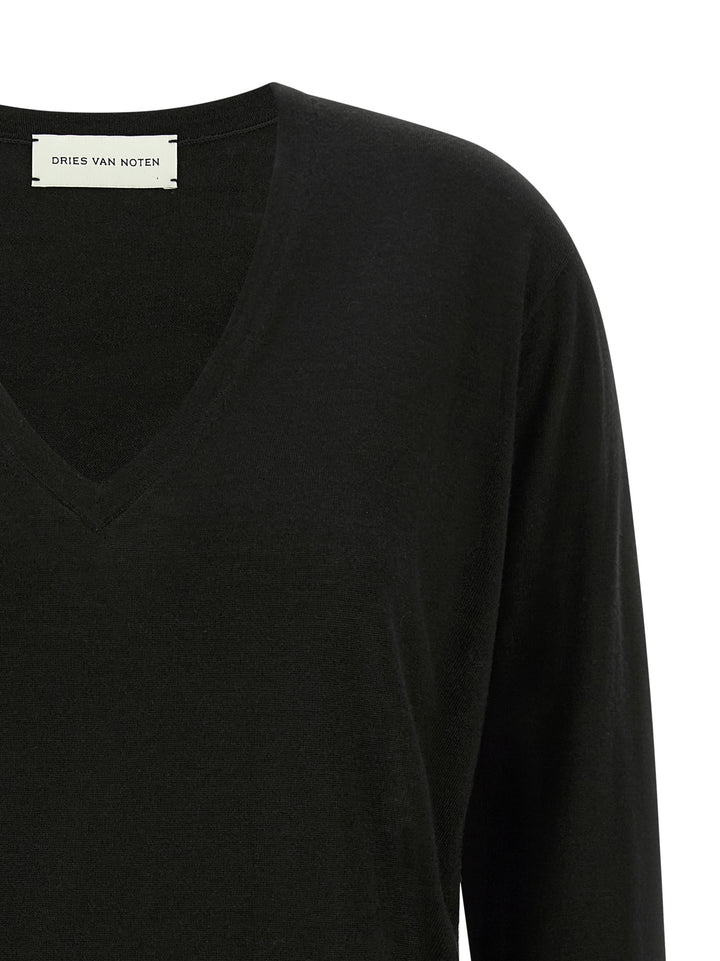 Dries Van Noten  Tuomas Sweaters and Cardigans - Black | 912e4227793503cdd5f86cb36c14f90e92a4b296