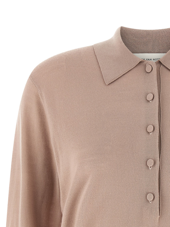 Dries Van Noten  Tuno Polo - Pink | f5a657a3384a99d5d5bf809bfdf921c1630c76eb