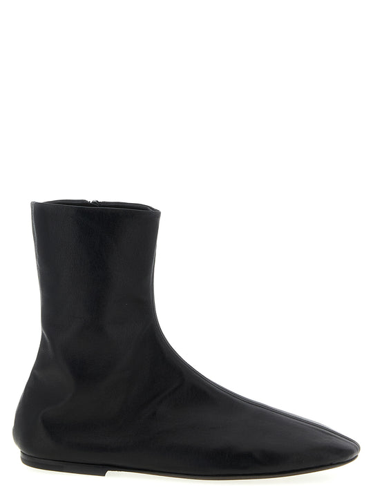 Leather Ankle Boots Boots And Ankle Boots Black