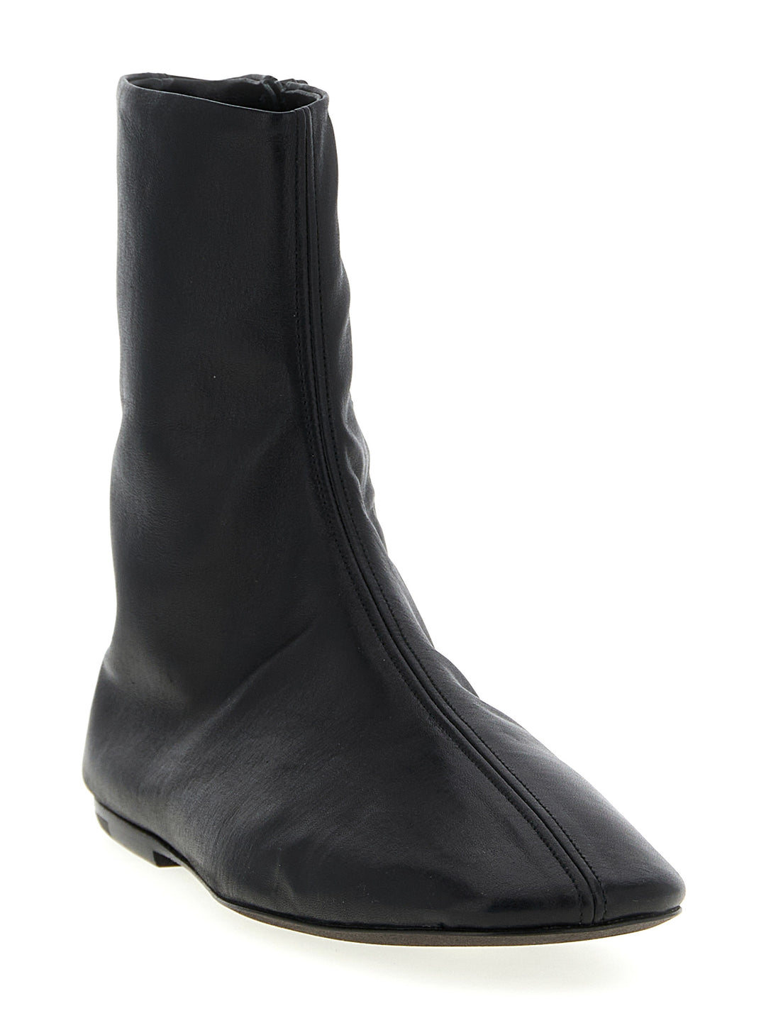 Dries Van Noten  Leather Ankle Boots Boots and Ankle Boots - Black | abcf8e52578ff8b06a49b77fd42f39ac2a0039b6