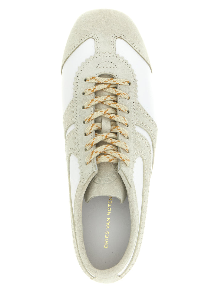 Dries Van Noten  Suede Sneakers - Gray | 9d404b5ab7f63de570ab44534bfca4023be6abc0