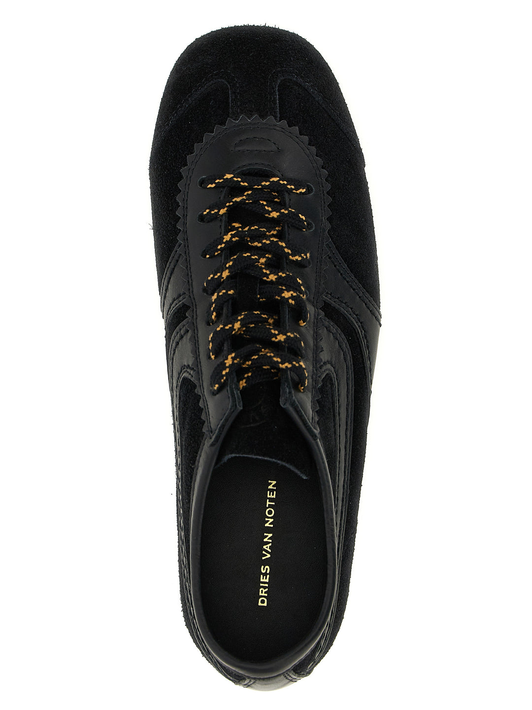 Dries Van Noten  Suede Sneakers - Black | 48fef89eb71ff76980cd087def01dc94e583dd5a