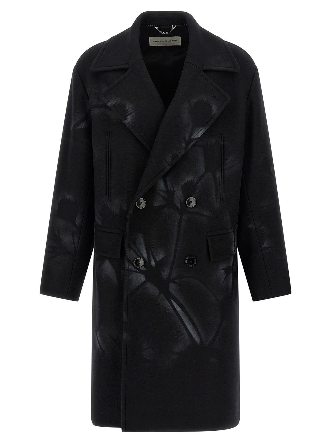 Dries Van Noten  Double-Breasted Coat Coats and Trench Coats - Black | 6dd500d035992200676e593e61d346f64487546c