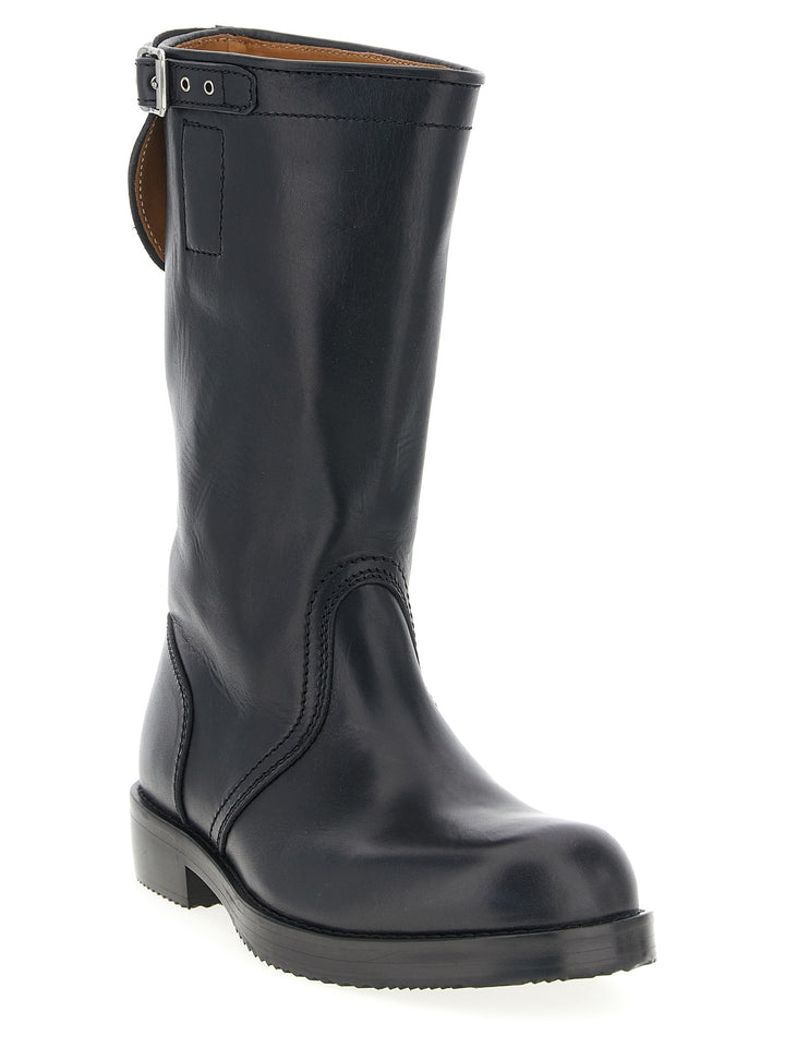 Dries Van Noten  Biker Boots Boots and Ankle Boots - Black | c4ee44fe049b171ef10c898f95d20d858a8e18a8
