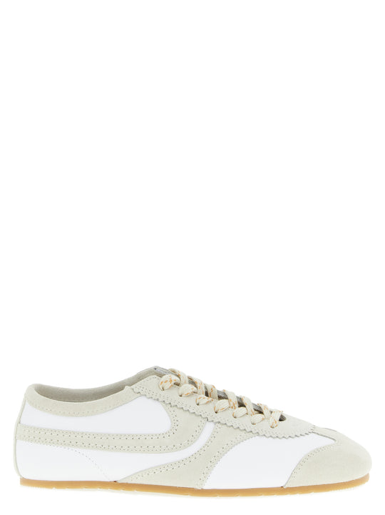 Suede Sneakers Beige