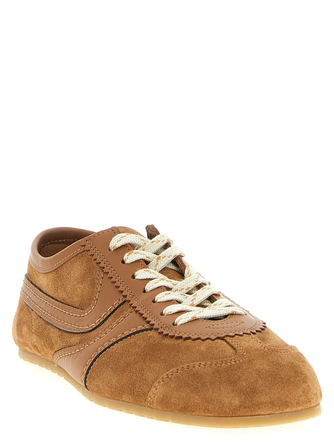 Dries Van Noten  Suede Sneakers - Brown | 1c662f9adfc5292b07731a38302ba326980e9148