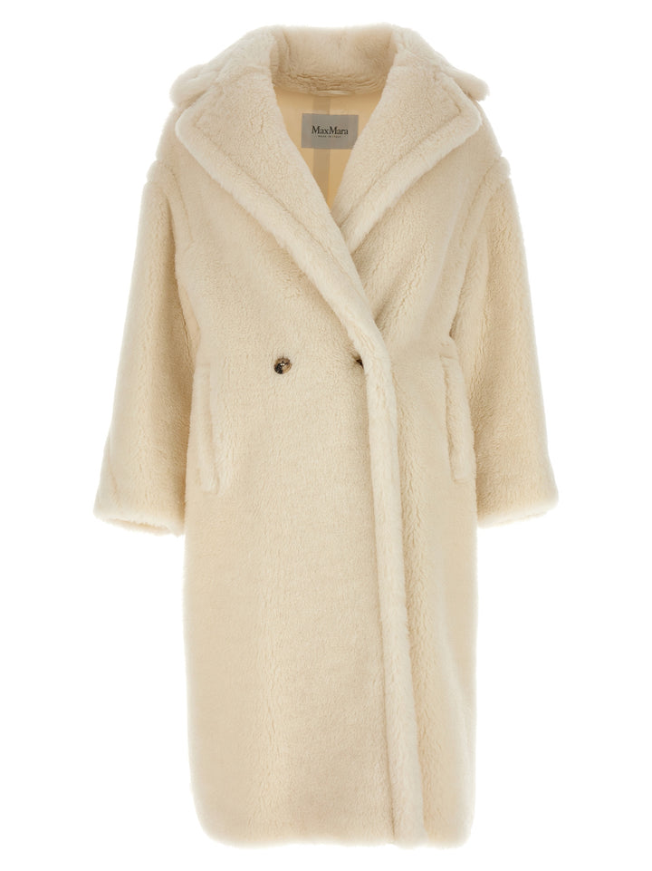Max Mara Tedgirl - Teddy Bear Icon Coats and Trench Coats - White | d87340617590a7db6617a03d65b410f600acf80e