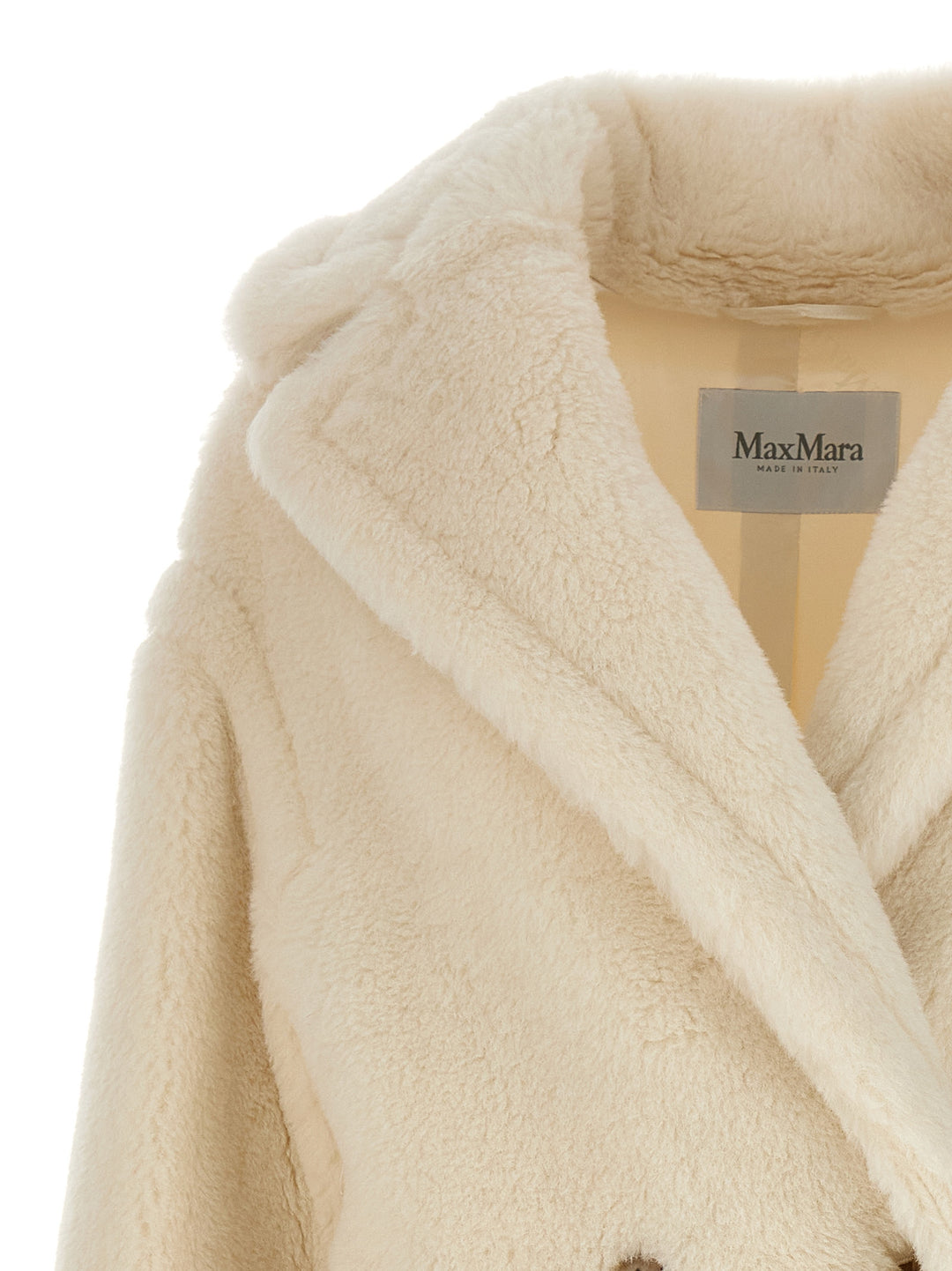 Max Mara Tedgirl - Teddy Bear Icon Coats and Trench Coats - White | fd7971d513b6a52415095943864080a307453e96