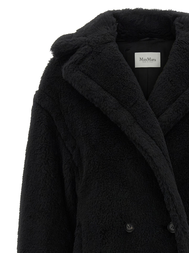 Max Mara Tedgirl - Teddy Bear Icon Coats and Trench Coats - Black | f869f7c3ecba2d6381738b2afb144e00e650a1f5