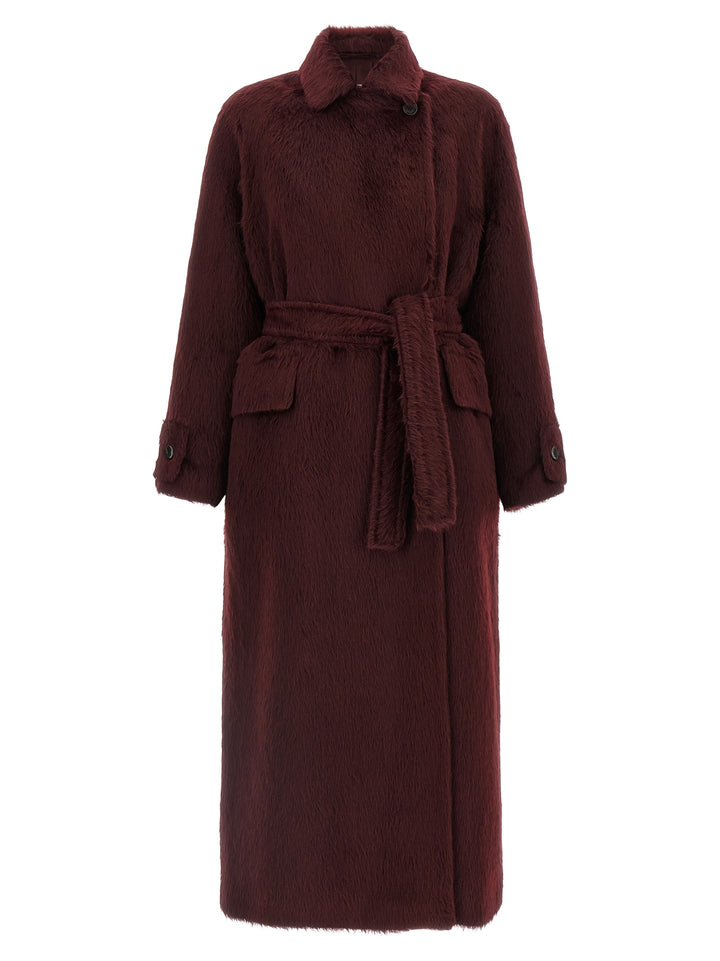 Max Mara Albata1234 Coats and Trench Coats - Bordeaux | 4eae280faf1041dabac14d1266a54ee7b1e3c815