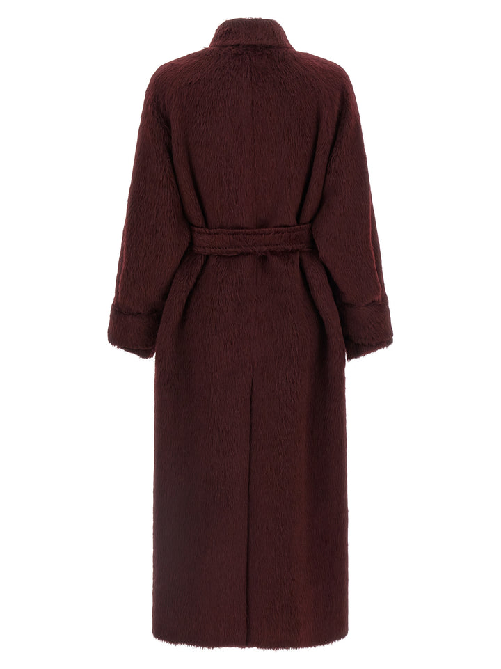 Max Mara Albata1234 Coats and Trench Coats - Bordeaux | 7845a1545ee8c3feeefca58f40c4932dc8273e0f