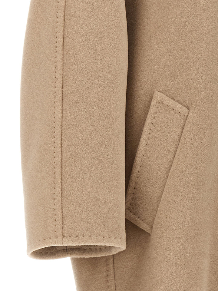 Max Mara Rebus - 101801 Icon Coat Coats and Trench Coats - Beige | 417f0abb47eed01bd44642fa6bae8955870bc310