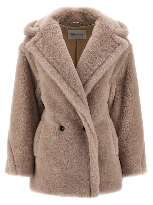 Olga Coats And Trench Coats Beige