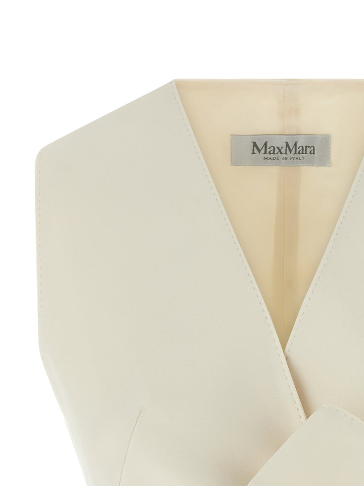 Max Mara Zampa Gilet - White | a58ff04e22daed6c086905fc9c84e9374feb27bc