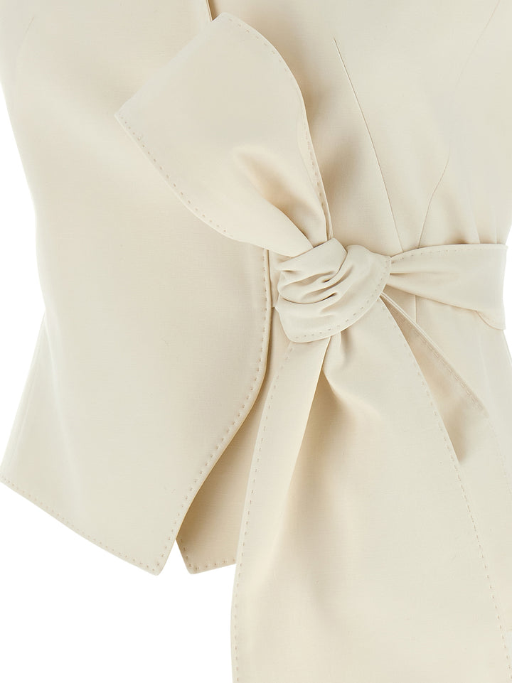 Max Mara Zampa Gilet - White | 3cf85e27e2616adc99eb37e58523242324d50c5d