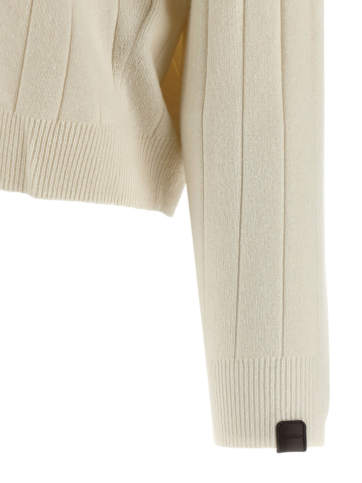 Max Mara Rubiera Sweaters and Cardigans - White | 68e098b6f71d07397df753a4964bcb6c29ddcfdd