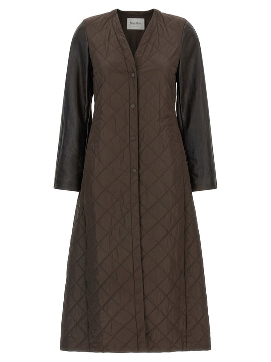 Berta1234 Coats And Trench Coats Brown