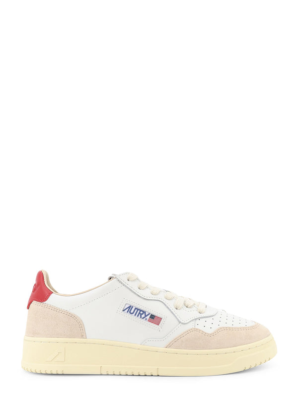 Medalist Low Leather Sneakers With Side Logo