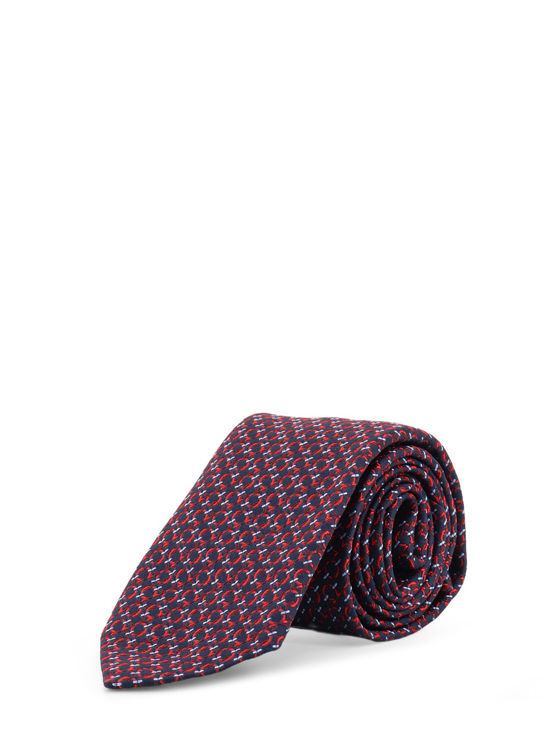 Ferragamo Ties - NAVY ROSSO | dbc35e492314c0fbd9009b3d8a4314f951badd97