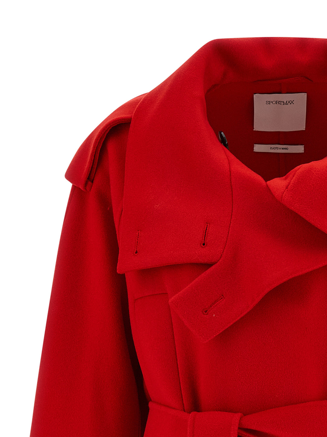 Sportmax Bouquet1234 Coats and Trench Coats - Red | 18e8e7a69d1e0758bf9099a2c2925feb1dbdc9b7