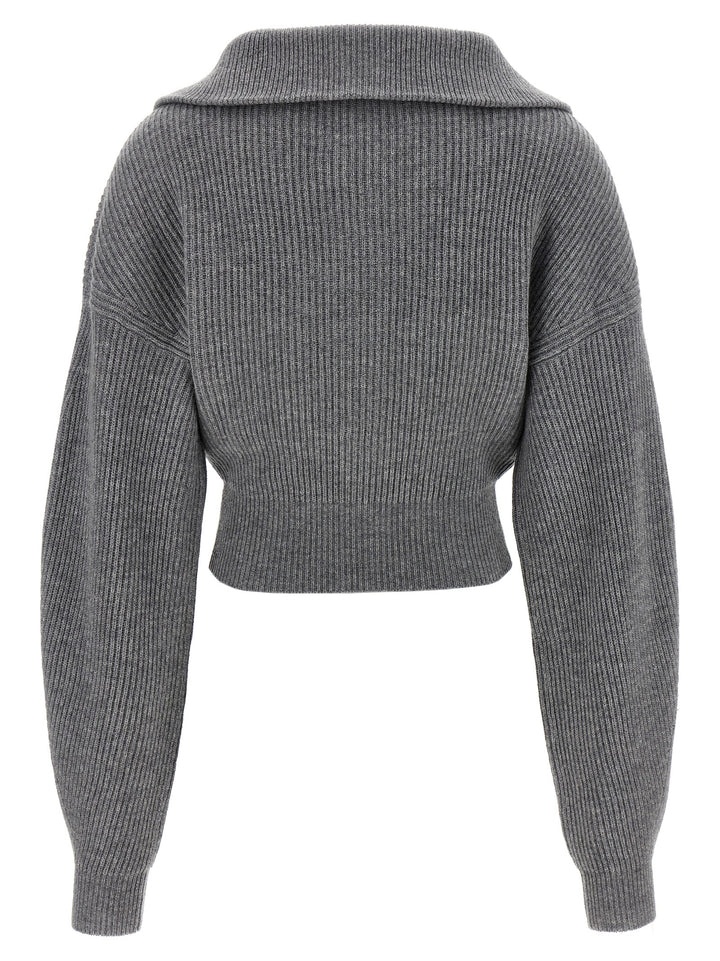 Sportmax Calypso Sweaters and Cardigans - Gray | 2498a5efcf4c24b618df80a6ab4f8eb011a144d0