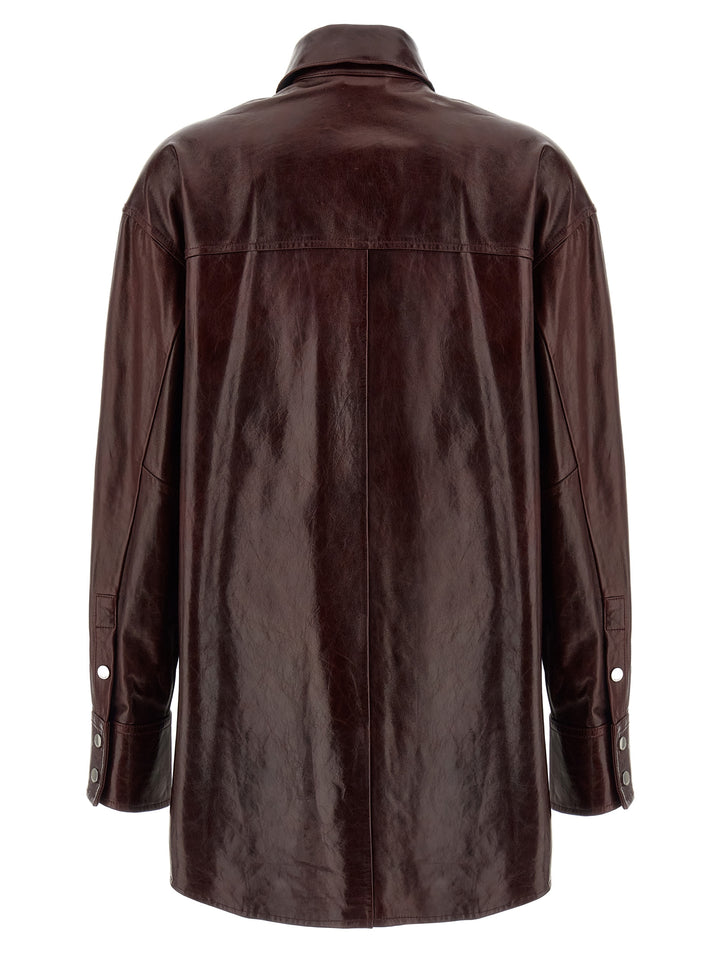 Sportmax Borel Shirt and Blouse - Bordeaux | aece6f31f5ab61f00e0b7909a6a4a3080d5f0ceb