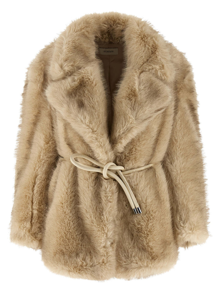 Sportmax Rosaria Coats and Trench Coats - Beige | 4aa1f575599ed6fcec59eab6973f9eafed5dc2f4