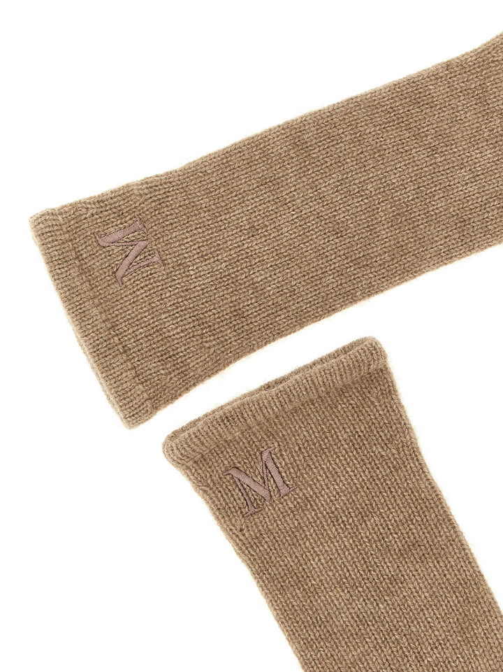 Max Mara Mmjock Gloves - Beige | 9a1aa8aff1fb5f4e6ca6fb71c18da4449dc72bb3