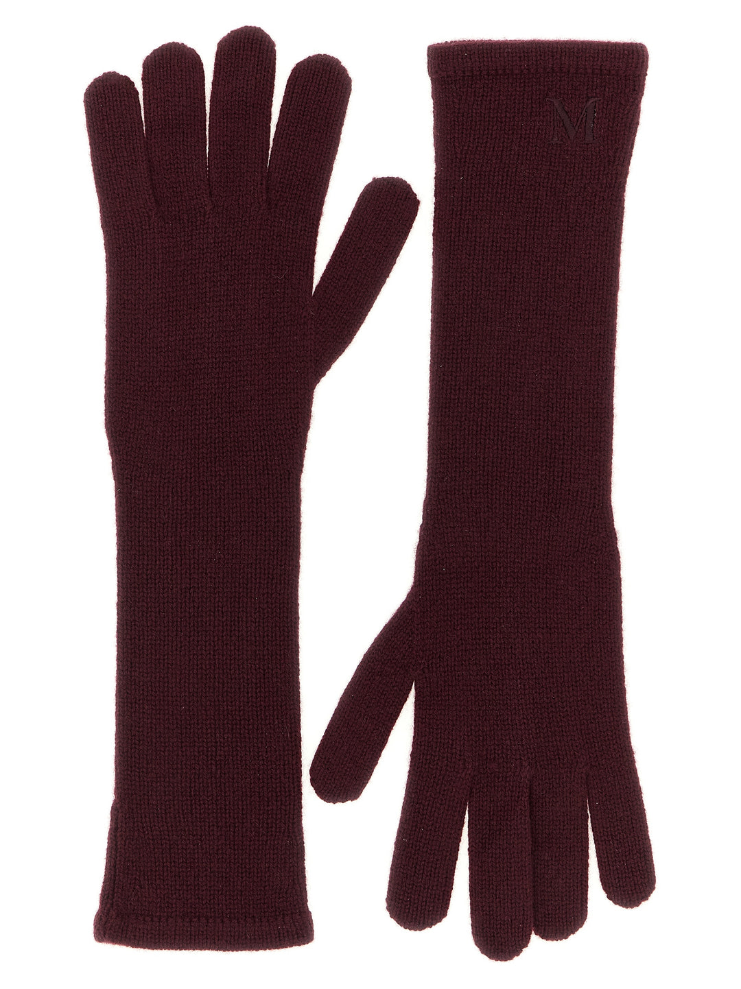 Max Mara Mmjock Gloves - Bordeaux | 2870f319587365c35529de7cf52c62518310fa74