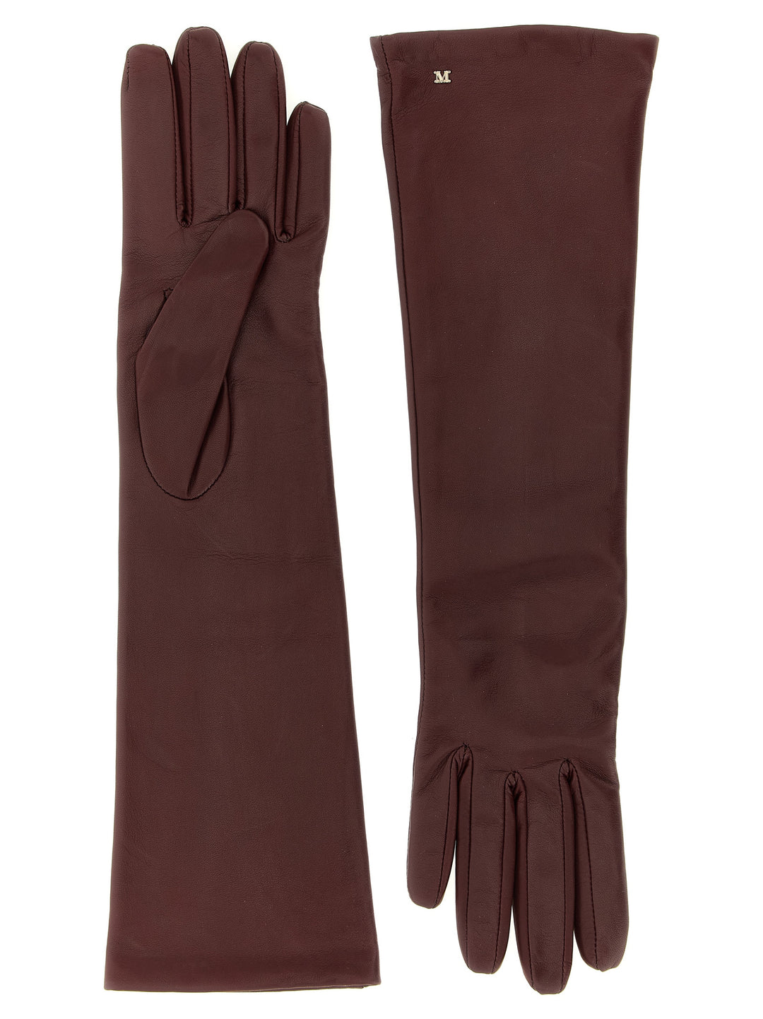 Max Mara Afidee Gloves - Bordeaux | d601c4a4da8aaa3dd17b40002fb60740e8fda3e2