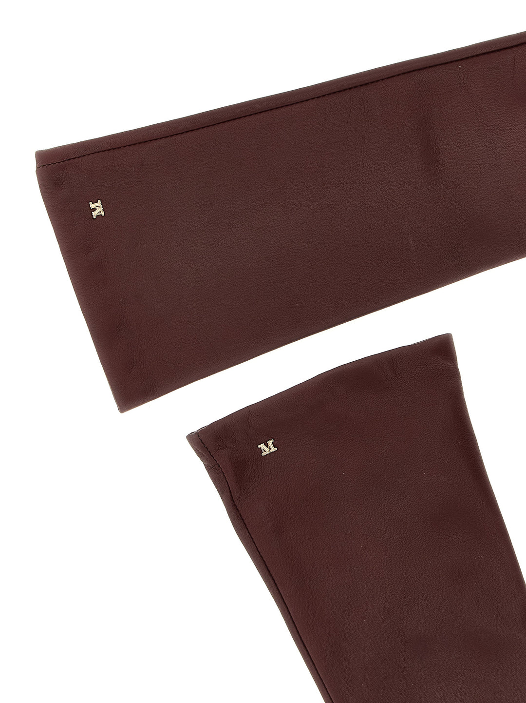 Max Mara Afidee Gloves - Bordeaux | b47aa71279894910b0e2857ff4565a6d354954e6
