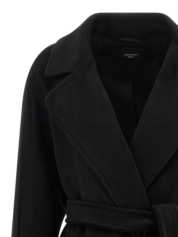 Weekend Max Mara Tempera Coats and Trench Coats - Black | 887ee69f1ee1e8bfb9c183a7a1a470b4bbf16cbd