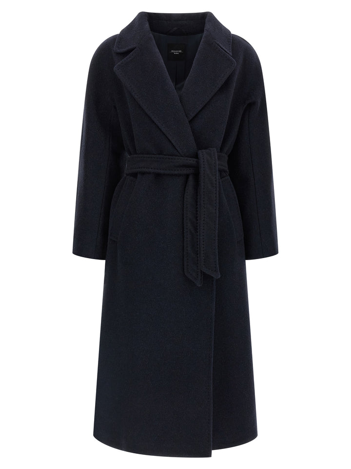 Weekend Max Mara Tempera Coats and Trench Coats - Blue | 8f4fbd063a6d3557988217f631b8d1bd2ca99ee2