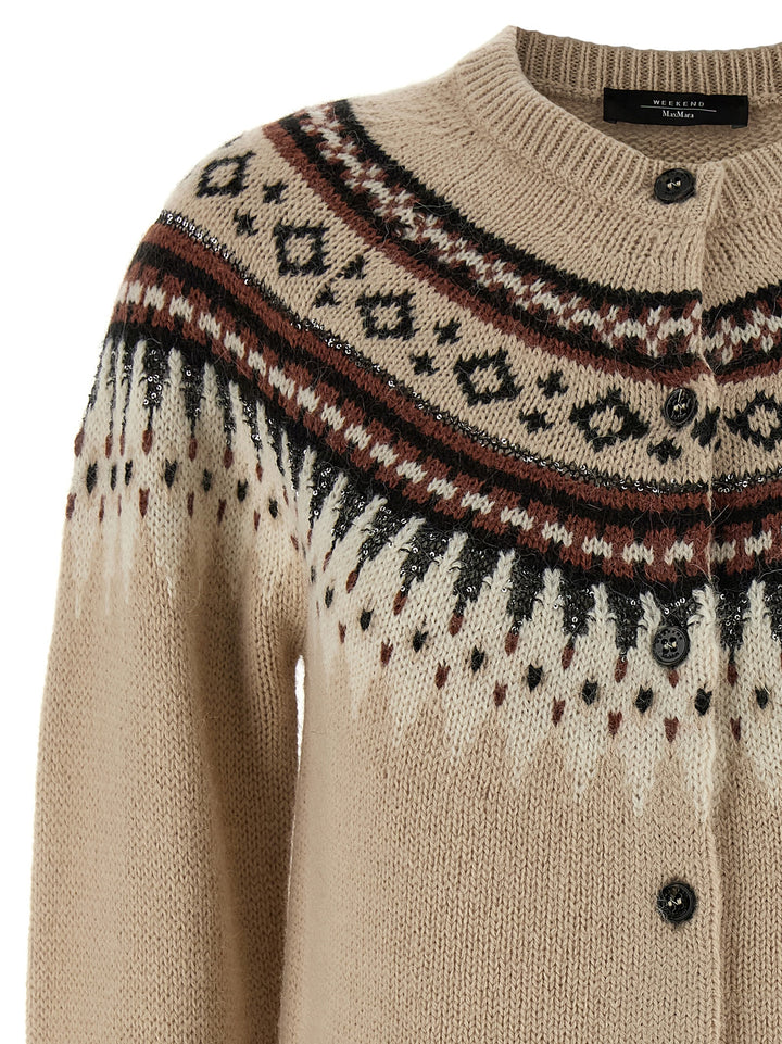 Weekend Max Mara Cabiria1234 Sweaters and Cardigans - Beige | a4f3f677aafae01689fe0b105ad58e0289b06f9a