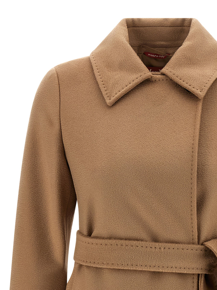 Max Mara Studio Bcollag Coats and Trench Coats - Beige | 8834bf3ac8268fb7790f031ae5015b90ca8638da