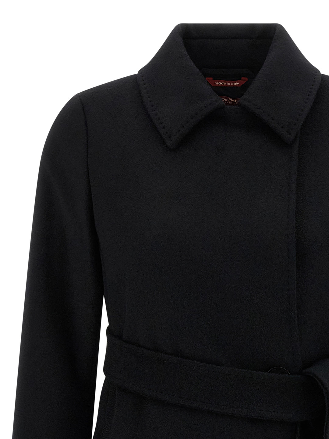 Max Mara Studio Bcollag Coats and Trench Coats - Black | c6f757459817c474c6a4e2744863114bf6ff38b7