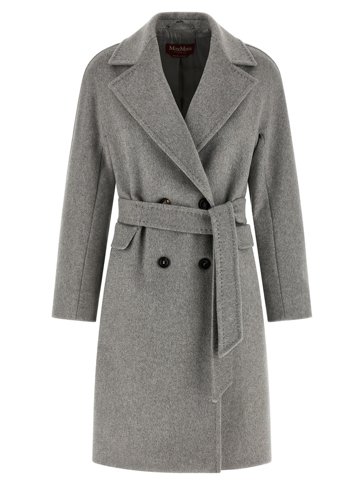 Max Mara Studio Panteon Coats and Trench Coats - Gray | 74d822a450563792d33a54c297c0de6696380d2e