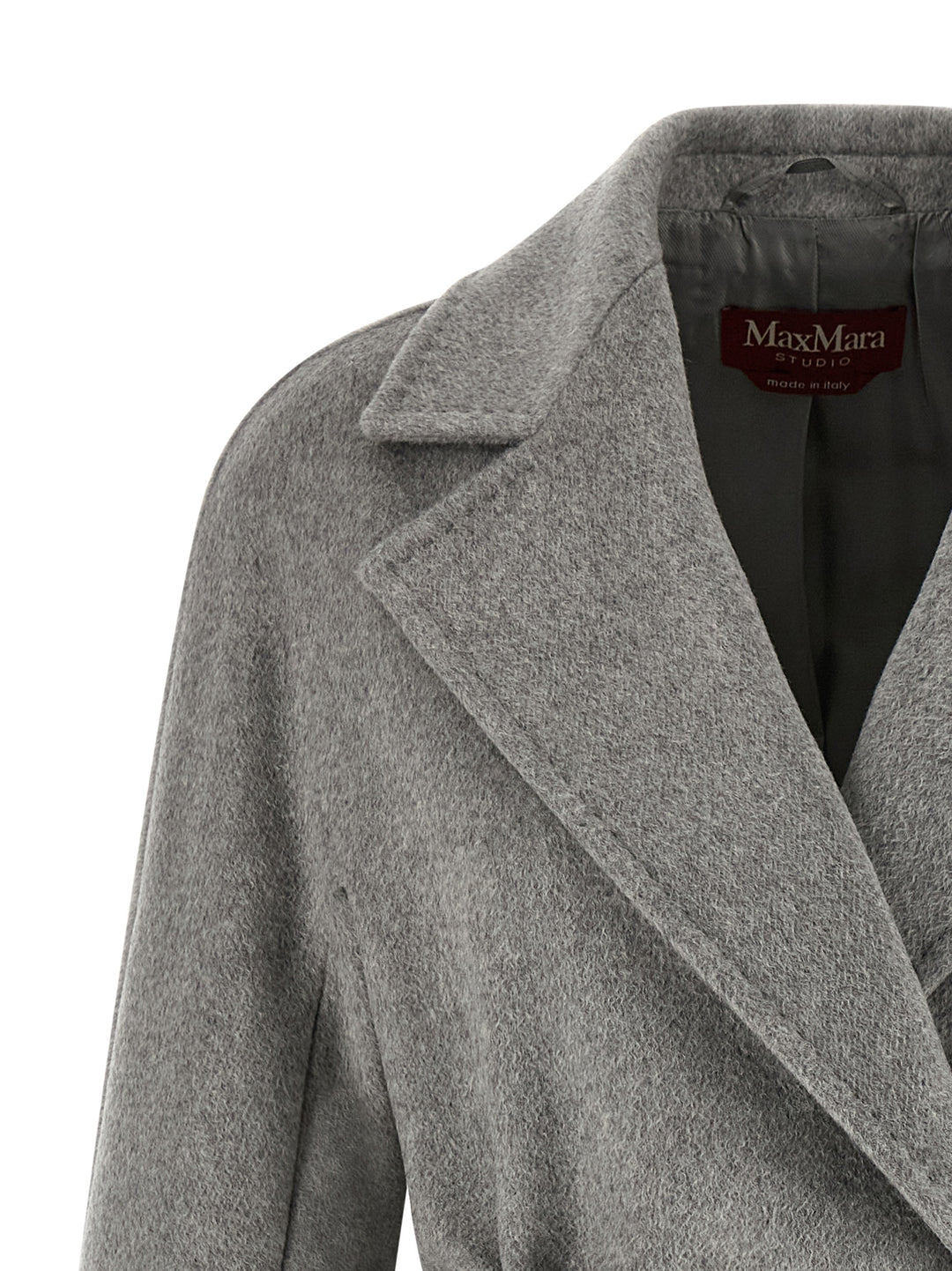 Max Mara Studio Panteon Coats and Trench Coats - Gray | 8fac600e9b4e53e36f2e450cd6829ed30a05d0b6
